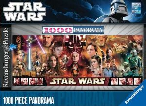 1000 dílků  panorama - Star Wars   -   puzzle Ravensburger