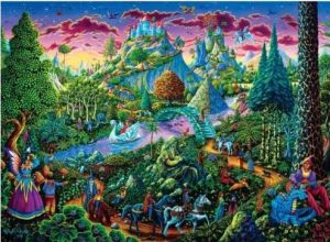 1000 dílků  Fantastická cesta  -   puzzle Ravensburger 192786