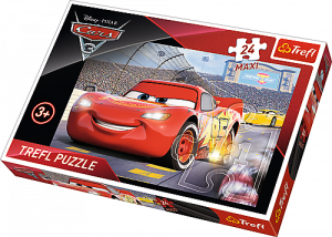 Puzzle Trefl 24 MAXI dílků - CARS 3 - puzzle Trefl 14250