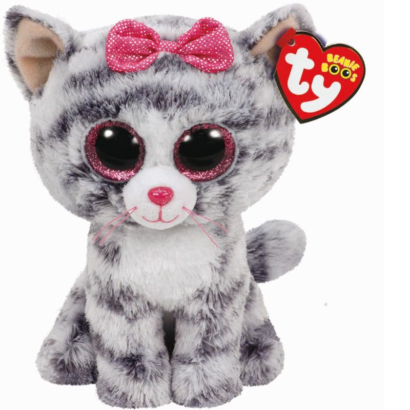 TY Beanie Boos - Kiki - žíhaná kočička 37190 - 15 cm plyšák
