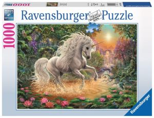 Puzzle Ravensburger 1000 dílků - Mystický jednorožec    197934