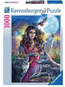 Puzzle Ravensburger 1000 dílků - Patronka vlků vlků  196647