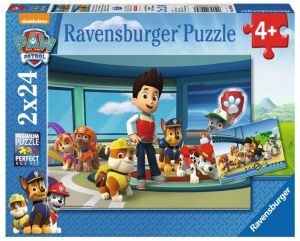 Puzzle Ravensburger  2x24 dílků Psí hlídková patrola  090853