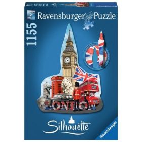 puzzle Ravensburger - tvarové 1155 dílků - Big Ben  Londýn   161553  