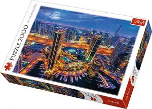Puzzle Trefl 2000 dílků - Světla Dubaje   27094