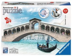 Ravensburger 3D puzzle Most Ponte di Rialto 216 dílků