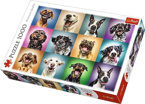 TREFL Puzzle 1000 dílků Portréty psů 10462