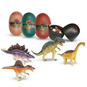 3D puzzle - Vajíčko s dinosaurem - 4 ks assort