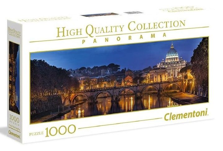 Puzzle Clementoni 1000 dílků panorama - Řím 39437