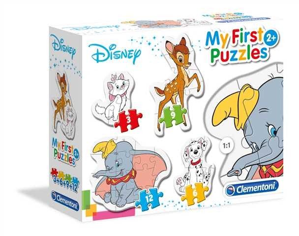 Clementoni Puzzle pro nejmenší - My first 4v1 - Disney - zvířecí kamarádi 20806