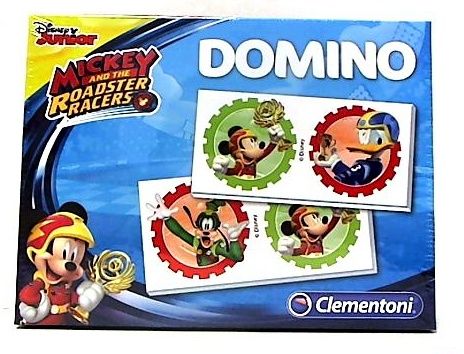 Obrázkové domino Clementoni - Mickey Mouse - závodníci