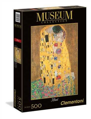 Puzzle Clementoni 500 dílků Klimt - Polibek 35060