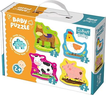 Puzzle Trefl Baby Vesnická zvířátka 36070