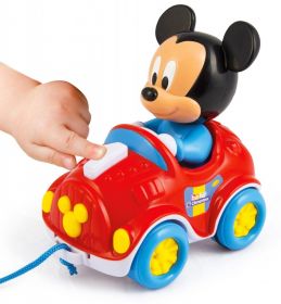 Clementoni - autíčko na tahání + Mickey 17208