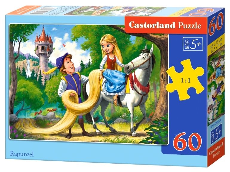 Puzzle Castorland 60 dílků - Na vlásku 066124