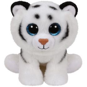 TY Beanie  Babies - Tundra - bílý tygřík   42106   - 15 cm plyšák  