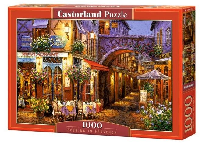 Puzzle Castorland 1000 dílků - Večer v Provence 104123