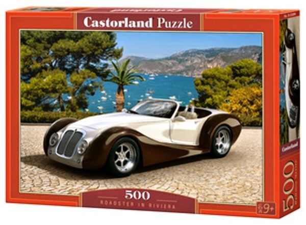 Puzzle Castorland 500 dílků - Roadster na Riviéře 53094