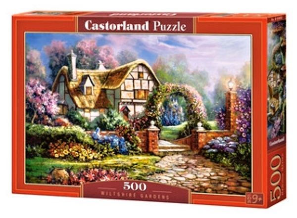 Puzzle Castorland 500 dílků - Zahrada ve Witshire 53032