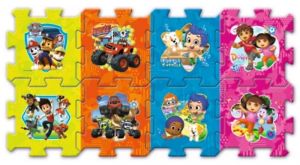 Trefl - Pěnové puzzle - Nickelodeon - Paw Patrol, Blaze, Bubble Guppies, Dora 60847