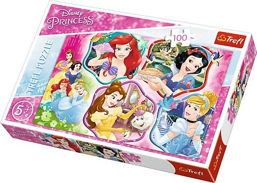 Trefl Puzzle 100 dílků - Disney princezny - 16339