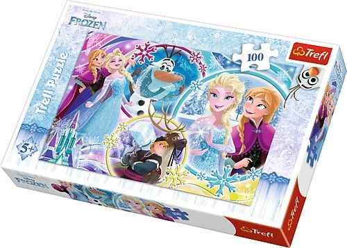 Trefl Puzzle 100 dílků - Frozen - Ledové království - 16340