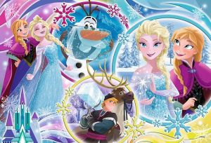Trefl Puzzle 100 dílků - Frozen - Ledové království - 16340