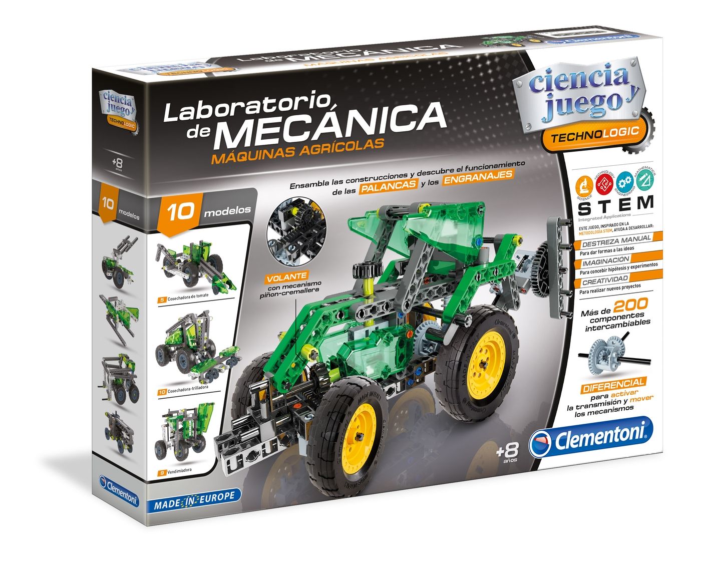 Clementoni - mechanická laboratoř - zemědělské stroje 60951