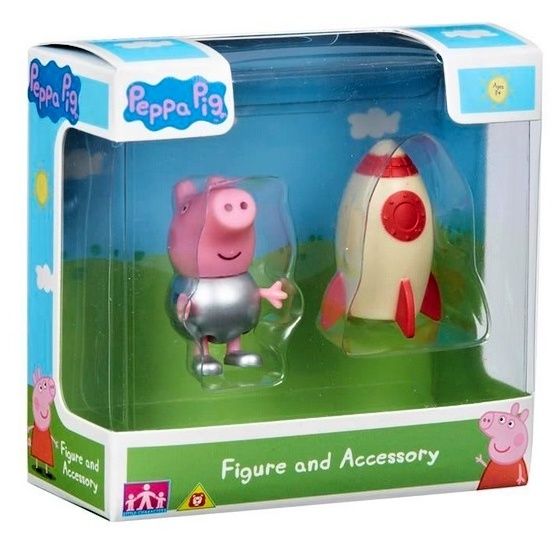 Peppa Pig - prasátko Peppa - figurka s doplňky II. Tomík s raketou TM Toys