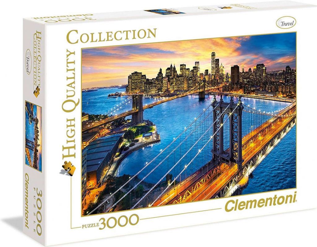 Puzzle Clementoni 3000 dílků - New York 33546