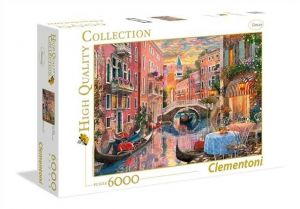 Puzzle Clementoni 6000 dílků - Západ slunce nad Benátkami   36524