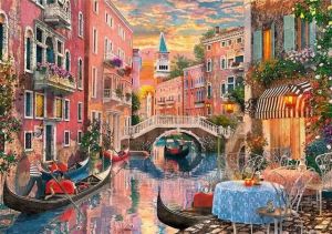 Puzzle Clementoni 6000 dílků - Západ slunce nad Benátkami 36524