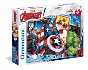 Puzzle Clementoni  MAXI  - 24 dílků  - Avengers  24495