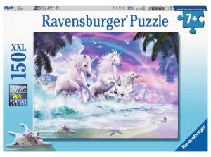 puzzle Ravensburger  150 dílků - Jednorožci na pláži  -  100576