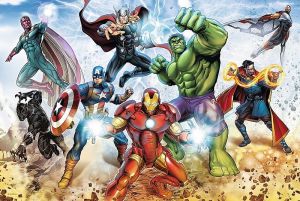 Puzzle Trefl 160 dílků - Avengers - k záchraně světa 15368