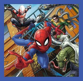 Puzzle Trefl 3v1 - 20 , 36 a 50 dílků - Spiderman - pavoučí síla - 34841