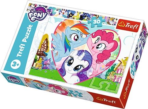 Trefl puzzle 30 dílků - My Little Pony - společně lépe 18241