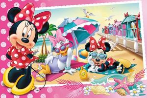 Trefl Puzzle Maxi 24 dílků - Minnie Mouse - dovolená s Minnie 14292