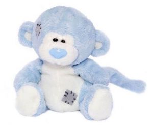 CARTE BLANCHE  - My blue nose - Opička  10 cm plyšová