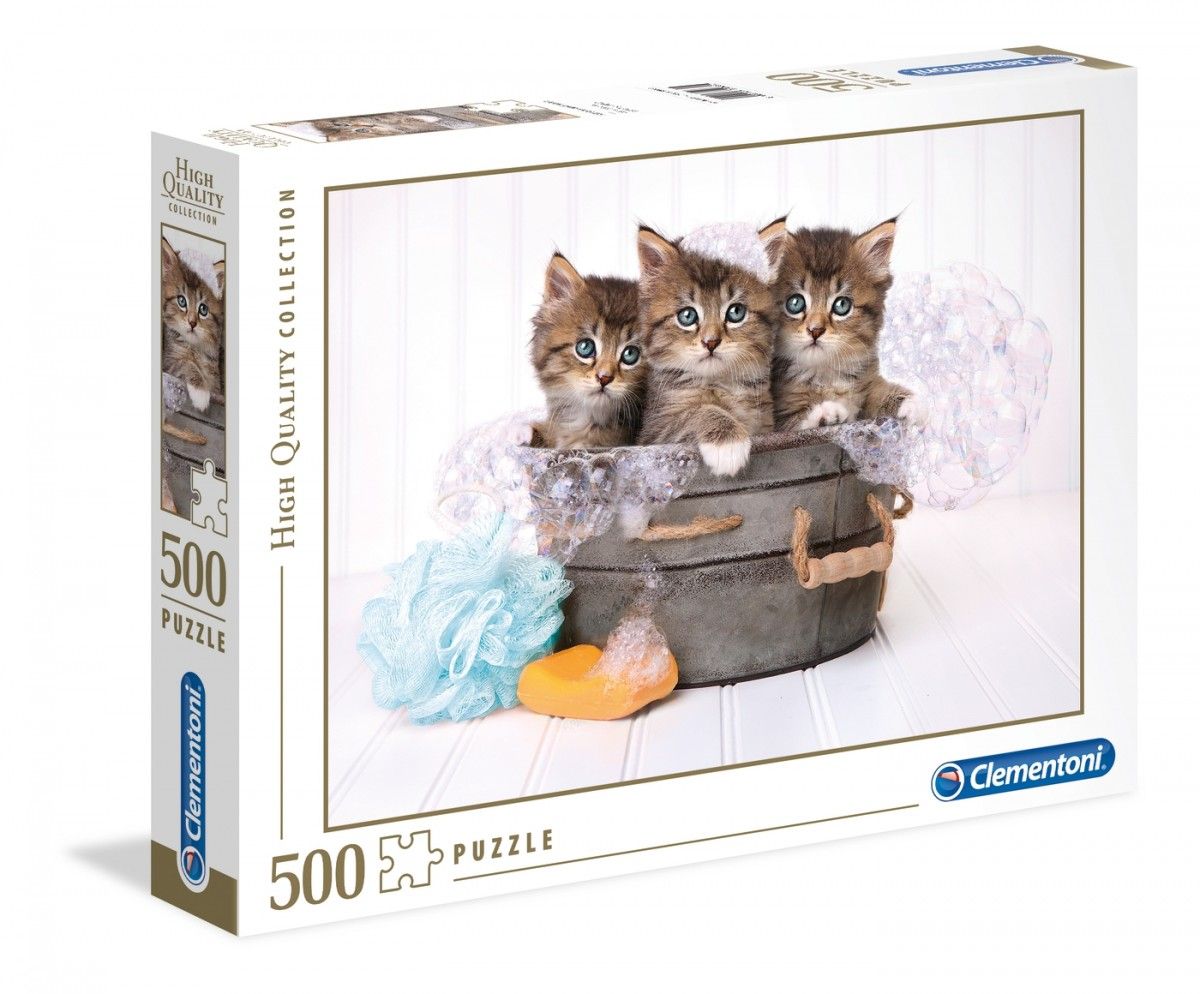 Puzzle Clementoni 500 dílků - Koťátka 35065