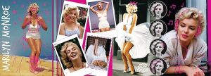 puzzle Trefl 500 dílků panorama - Marilyn Monroe - koláž 29509