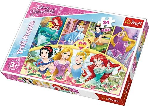 Trefl Puzzle Maxi 24 dílků - Princezny - magie vzpomínek 14294