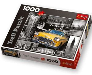 1000 dílků  - New York - koláž  -  puzzle Trefl 10271   