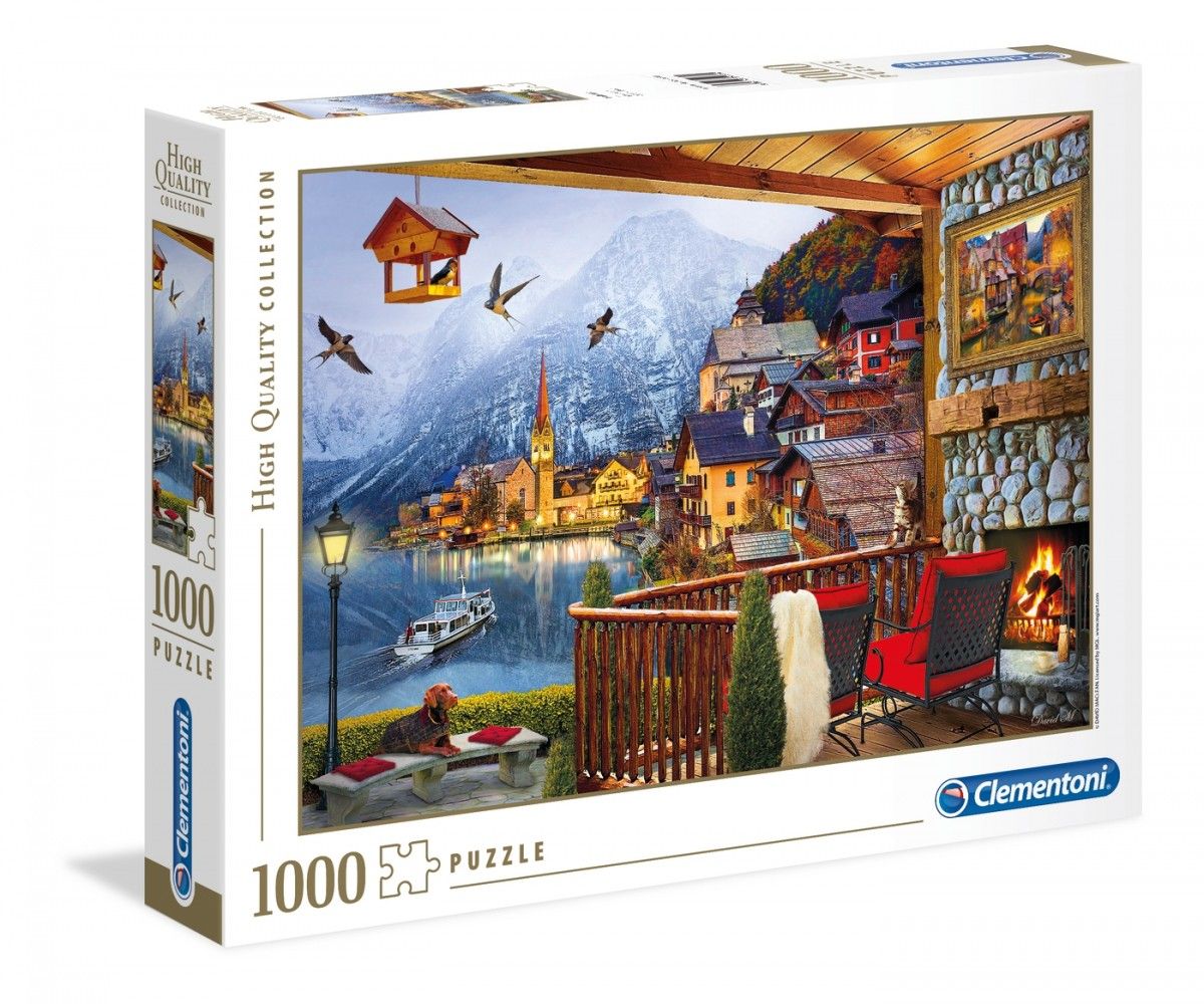 Puzzle Clementoni 1000 dílků - Hallstatt 39481