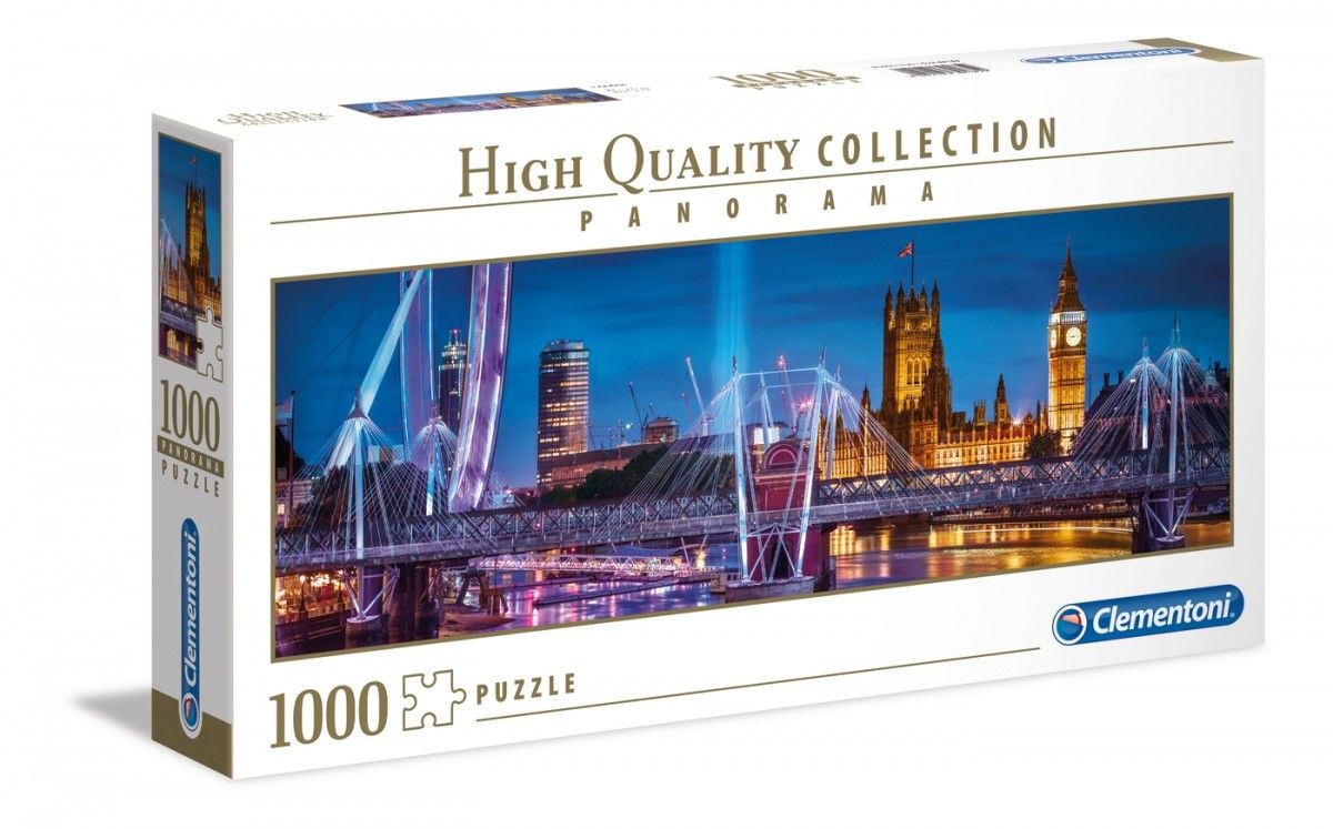 Puzzle Clementoni 1000 dílků panorama - Londýn 39485