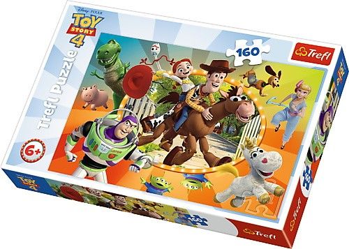 Puzzle Trefl 160 dílků - Toy Story - ve světě hraček 15367