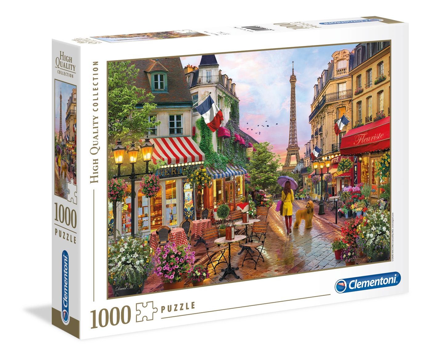 Clementoni Puzzle 1000 dílků Rozkvetlá Paříž 39482