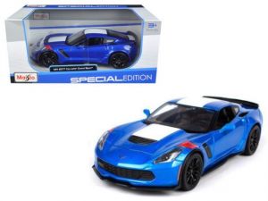 Maisto 1:24 Corvette Grand Sport - modrá barva