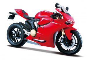 Maisto motorka 1:12 Kit - Ducati 1199 Panigale červená