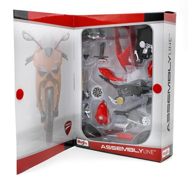 Maisto motorka 1:12 Kit - Ducati 1199 Panigale červená